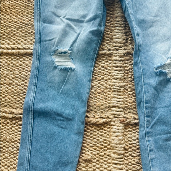 Good American straight leg Jeans size 32 stretch Denim medium blue - Picture 6 of 7